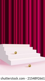 Realistic showcase podium, great for product display and scene background,