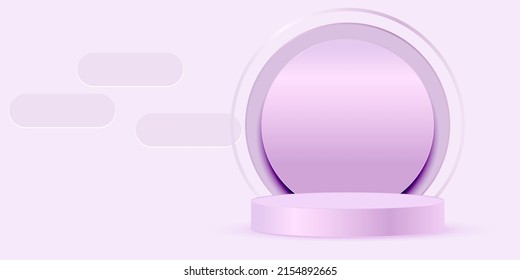 Realistic showcase podium, great for product display and scene background,