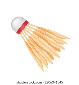 Realistic Shuttlecock For Tennis Or Badminton. Sports Equipment, Competitions, Hobbies. Gear For Active Games, Outdoor Hobbies, Physical Education, Healthy Lifestyle. 3d Vector Illustration