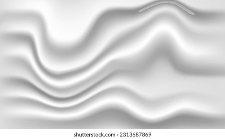 Ilustración del vector de fondo de textura de la onda de seda realista