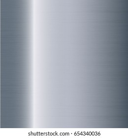 Realistic silver foil texture background. metal gradient template for border, frame, ribbon design.