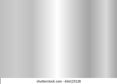 Realistic Silver Texture. Shiny Metal Foil Gradient. Vector Illustration