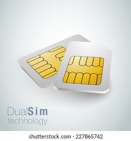  Realistic sim cards, dual sim technology