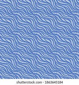 Realistic simple knit texture  seamless pattern. Abstract ornamental background in form of a knitted fabric. Stylized textured yarn or hairstyle close-up