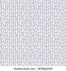 Realistic simple knit texture  seamless pattern. Abstract ornamental background in form of a knitted fabric. Stylized textured yarn or hairstyle close-up