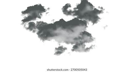 Colección realista del cepillo de la textura del cielo