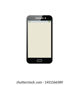 realistic smartphone logo icon vector illustration design template