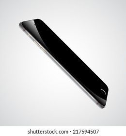 realistic smartphone mock up, vector eps10