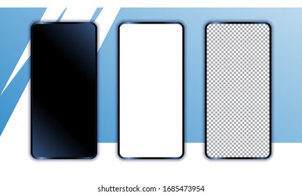 Realistisches Smartphone-Mock-up. Geeignet für Ihr Marketing.