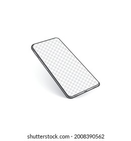 Realistic Smartphone Mockup, Vector Smartphone Mockup Eps 10