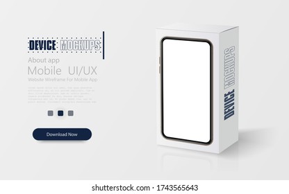 Download Phone Box Mockup Images Stock Photos Vectors Shutterstock