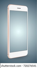 Realistic smartphones mockups. Stock vector illustration transparency screen for printing advertising, web element, Game demo and application mockup.