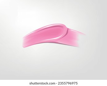 Marea realista de maquillaje sobre fondo blanco. Belleza y antecedentes cosméticos.