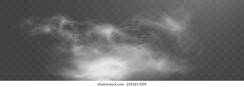 Realistic smoke effect, transparent fog overlay, wispy vapor texture, soft mist background, swirling haze.	