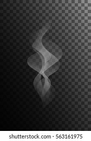 realistic smoke isolated on a transparent background