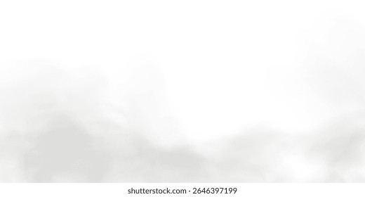 Fumaça realista e Névoa PNG com fundo transparente, efeito de poeira de explosão e Vapor abstrato para o uso do ambiente ou do projeto.