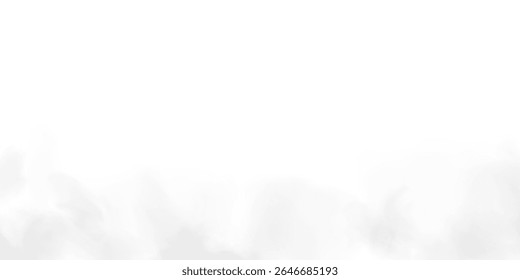 Fumaça realista e Névoa PNG com fundo transparente, efeito de poeira de explosão e Vapor abstrato para o uso do ambiente ou do projeto.
