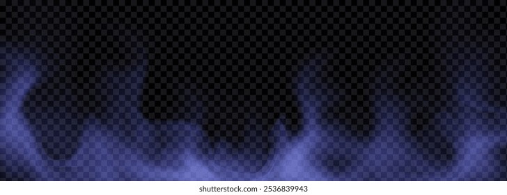 realistic smoke, vector illustration light haze, transparent steam on isolated background