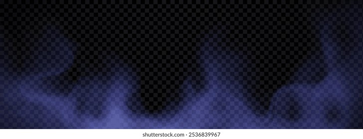 realistic smoke, vector illustration light haze, transparent steam on isolated background