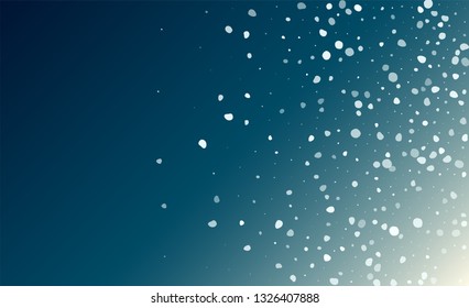 Realistic Snow Background. Happy Winter Holiday Illustration Template. Glitter White Snow Background. Fantasy  Snowstorm Illustration Design.