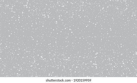 Realistic Snow, Gray Winter. Winter Holidays Storm Background. Falling Snowflakes, Night Sky. Advertising Frame, New Year, Christmas Weather. Elegant Scatter, Grunge White Glitter. Cold Realistic Snow