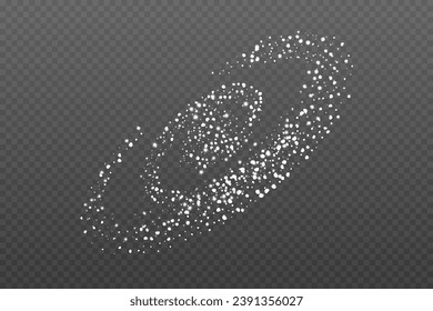 salpicaduras de nieve realistas. elemento de diseño de ilustración vectorial para Navidad. 