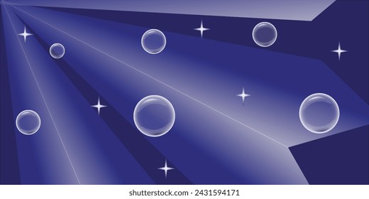 Realistische Seifenblasensammlung. Blasen liegen auf einem dunklen Hintergrund. Fliegende Seifenblasen, Vektor