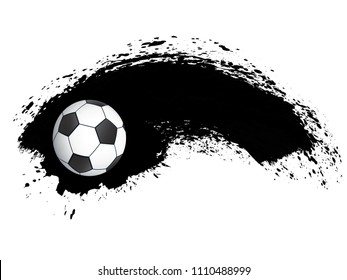 Banner Realistic Soccer 3 D Ball Vector De Stock Libre De