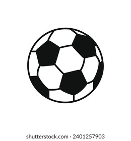 Realistic soccer ball background in realistic style vector illustration
