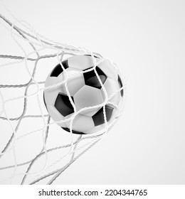 futebol bola dentro objetivo internet 27450745 Foto de stock no Vecteezy