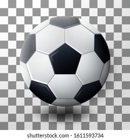 Realistic Soccer Ball Vector Isolated
