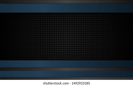 Realistic solid background with shadow and deep effects, dark blue solid texture, can be used for landing pages, banners, covers, backgrounds, frames. vector