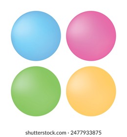 Realistic Sphere icon illustration on white background.