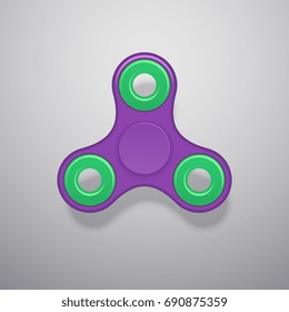 realistic spinner icon, vector illustration