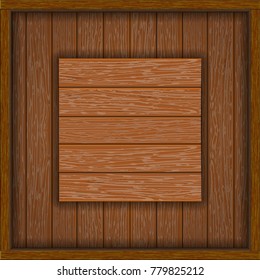 Realistic square empty picture frame. Blank white picture frame mockup template isolated.