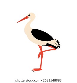 Realistic Standing Weasel Turtle Vector Illustration on White Background (Side Profile)