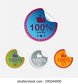 Realistic sticker quality - Shutterstock ID 190244900