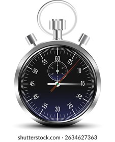 Realistic Stopwatch vector illustration EPS10