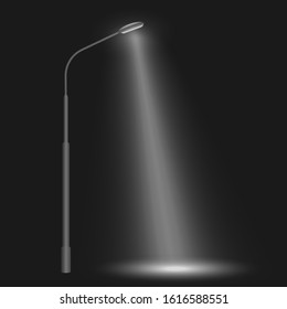 Realistic street row led lights 