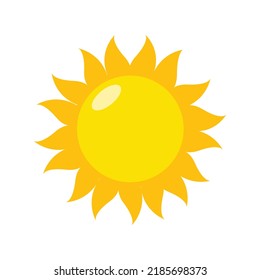 Realistic Sun Icon Weather Design Sunshine Stock Vector (Royalty Free ...