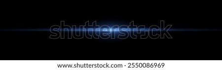 Realistic sun rays. Sun ray glow abstract shine light effect starburst beam sunshine glowing isolated image. Blue light flares, beams, blue line, rays. 
