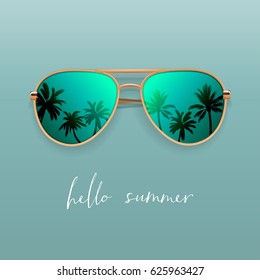 Realistic Sunglasses. - Shutterstock ID 625963427