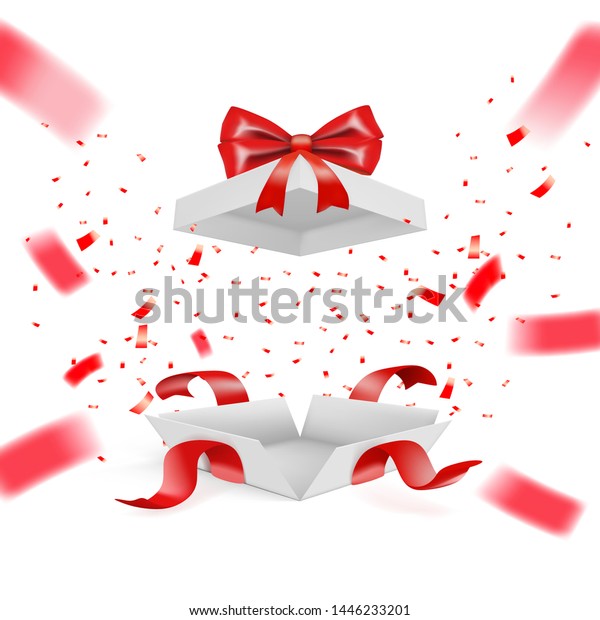 gift box that explodes confetti