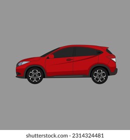 REALISTIC SUV CARS CITY CARS VECTOR ILLUSTRATION CITY TRANSPORTATION