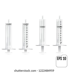 Realistic Syringe JPEG, Object, Picture, Image, Graphic, Vector Art, JPG, EPS, Drawing - stock vector
