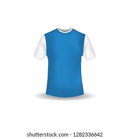 Realistic t shirt mockup design template vector