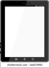 Realistic tablet pc computer