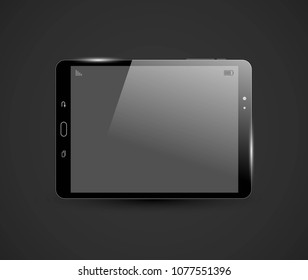 Realistic tablet vector