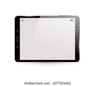 Realistic tablet vector