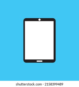 Comprimidos realistas, iconos de teléfonos móviles y imágenes prediseñadas.Dispositivos electrónicos y gadgets en un fondo blanco.Ilustración vectorial de concepto de dispositivo móvil.